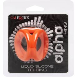 Comprar CALEXOTICS - ALPHA TRIPLE ANILLO NARANJA al mejor precio - Envíos Discretos