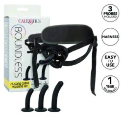 Comprar CALEXOTICS - BOUNDLESS KIT ARNÉS SILICONA CURVADO al mejor precio - Envíos Discretos