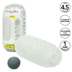 Comprar CALEXOTICS - BOUNDLESS STROKER BLANDO REVERSIBLE GRIS al mejor precio - Envíos Discretos
