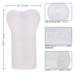 Comprar CALEXOTICS - BOUNDLESS VULVA MASTURBADOR TRANSPARENTE al mejor precio - Envíos Discretos