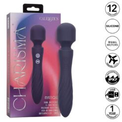 Comprar CALEXOTICS - CHARISMA MYSTIQUE MASAJEADOR DOBLE MOTOR 12 FUNCIONES 21,5 CM X 4,5 CM MORADO al mejor precio - Envíos Discretos