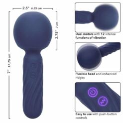 Comprar CALEXOTICS - CHARISMA SEDUCTION MASAJEADOR 12 FUNCIONES 17,75 CM X 6,25 CM MORADO al mejor precio - Envíos Discretos