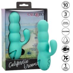 Comprar CALEXOTICS - DEL MAR DIVA VIBRADOR RABBIT VERDE AGUA BY CALIFORNIA DREAMING al mejor precio - Envíos Discretos