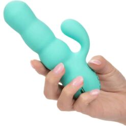 Comprar CALEXOTICS - DEL MAR DIVA VIBRADOR RABBIT VERDE AGUA BY CALIFORNIA DREAMING al mejor precio - Envíos Discretos