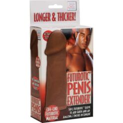 Comprar CALEXOTICS - FUTUROTIC FUNDA EXTENSION PENE MARRÓN al mejor precio - Envíos Discretos