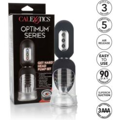 Comprar CALEXOTICS - GET HARD HEAD PUMP SET BOMBA DESARROLLADORA AUTOMTICA al mejor precio - Envíos Discretos