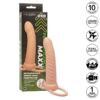 Comprar CALEXOTICS - MAXX DOBLE PENETRADOR ACANALADO 10 VIBRACIONES NATURAL al mejor precio - Envíos Discretos