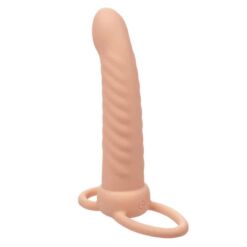 Comprar CALEXOTICS - MAXX DOBLE PENETRADOR ACANALADO 10 VIBRACIONES NATURAL al mejor precio - Envíos Discretos