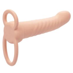 Comprar CALEXOTICS - MAXX DOBLE PENETRADOR ACANALADO 10 VIBRACIONES NATURAL al mejor precio - Envíos Discretos