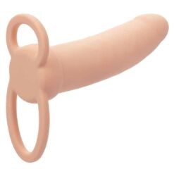 Comprar CALEXOTICS - MAXX DOBLE PENETRADOR GRUESO 10 VIBRACIONES NATURAL al mejor precio - Envíos Discretos