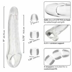 Comprar CALEXOTICS - MAXX EXTENSOR DE PENE AJUSTABLE TRANSPARENTE al mejor precio - Envíos Discretos