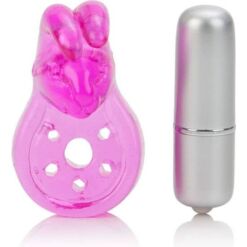 Comprar CALEXOTICS - MICRO VIBE AROUSER BUNNY ANILLO VIBRADOR ROSA al mejor precio - Envíos Discretos