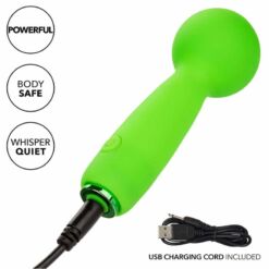 Comprar CALEXOTICS - NEON VIBES THE BUBBLY VIBE MINI MASAJEADOR 10 VIBRACIONES VERDE al mejor precio - Envíos Discretos