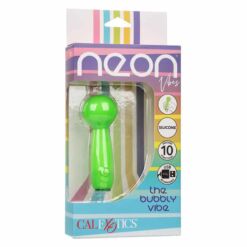 Comprar CALEXOTICS - NEON VIBES THE BUBBLY VIBE MINI MASAJEADOR 10 VIBRACIONES VERDE al mejor precio - Envíos Discretos