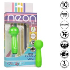 Comprar CALEXOTICS - NEON VIBES THE BUBBLY VIBE MINI MASAJEADOR 10 VIBRACIONES VERDE al mejor precio - Envíos Discretos
