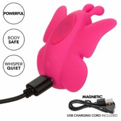 Comprar CALEXOTICS - NEON VIBES THE FLUTTER VIBE ESTIMULADOR 10 VIBRACIONES ROSA al mejor precio - Envíos Discretos