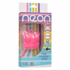 Comprar CALEXOTICS - NEON VIBES THE FLUTTER VIBE ESTIMULADOR 10 VIBRACIONES ROSA al mejor precio - Envíos Discretos