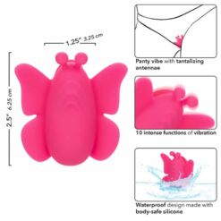Comprar CALEXOTICS - NEON VIBES THE FLUTTER VIBE ESTIMULADOR 10 VIBRACIONES ROSA al mejor precio - Envíos Discretos