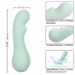Comprar CALEXOTICS - PACIFICA BORA BORA ESTIMULADOR PUNTO G 10 VIBRACIONES AQUA al mejor precio - Envíos Discretos
