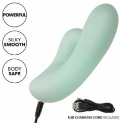 Comprar CALEXOTICS - PACIFICA FIJI VIBRADOR Y ESTIMULADOR PUNTO G 10 VIBRACIONES AQUA al mejor precio - Envíos Discretos