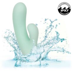 Comprar CALEXOTICS - PACIFICA FIJI VIBRADOR Y ESTIMULADOR PUNTO G 10 VIBRACIONES AQUA al mejor precio - Envíos Discretos