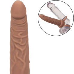 Comprar CALEXOTICS - PERFORMANCE MAXX DOBLE PENETRADOR RECARGABLE PIEL MORENO al mejor precio - Envíos Discretos