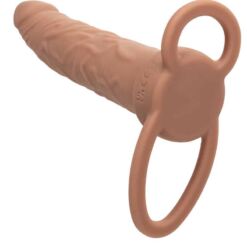 Comprar CALEXOTICS - PERFORMANCE MAXX DOBLE PENETRADOR RECARGABLE PIEL MORENO al mejor precio - Envíos Discretos