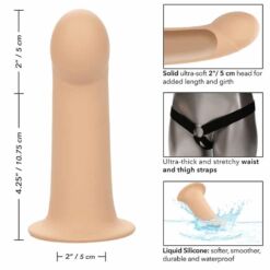 Comprar CALEXOTICS - PERFORMANCE MAXX EXTENSIÓN CON ARNÉS PIEL CLARO al mejor precio - Envíos Discretos