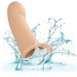 Comprar CALEXOTICS - PERFORMANCE MAXX EXTENSIÓN CON ARNÉS PIEL CLARO al mejor precio - Envíos Discretos
