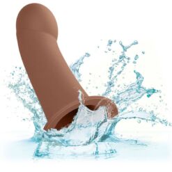 Comprar CALEXOTICS - PERFORMANCE MAXX EXTENSIÓN CON ARNÉS PIEL MORENO al mejor precio - Envíos Discretos