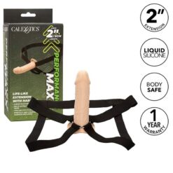 Comprar CALEXOTICS - PERFORMANCE MAXX EXTENSIÓN REALISTA CON ARNÉS PIEL CLARO al mejor precio - Envíos Discretos
