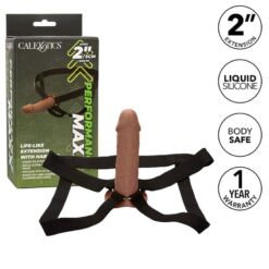 Comprar CALEXOTICS - PERFORMANCE MAXX EXTENSIÓN REALISTA CON ARNÉS PIEL MORENO al mejor precio - Envíos Discretos
