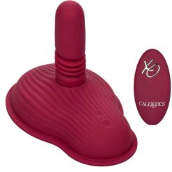 Comprar CALEXOTICS - RIDER MASAJEADOR DOBLE MOTOR CONTROL REMOTO ROJO al mejor precio - Envíos Discretos