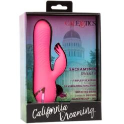 Comprar CALEXOTICS - SACRAMENTO SWEETIE VIBRADOR RABBIT ROSA BY CALIFORNIA DREAMING al mejor precio - Envíos Discretos
