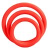 Comprar CALEXOTICS - SET TRES ANILLAS ERECCIÓN ROJO al mejor precio - Envíos Discretos