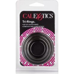 Comprar CALEXOTICS - SET TRES ANILLAS NEGRO ERECCIÓN al mejor precio - Envíos Discretos