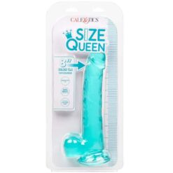 Comprar CALEXOTICS - SIZE QUEEN DILDO AZUL 20.3 CM al mejor precio - Envíos Discretos