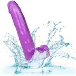 Comprar CALEXOTICS - SIZE QUEEN DILDO LILA 20.3 CM al mejor precio - Envíos Discretos