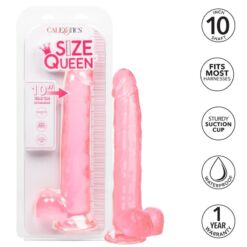 Comprar CALEXOTICS - SIZE QUEEN DILDO ROSA 25.5 CM al mejor precio - Envíos Discretos