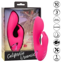 Comprar CALEXOTICS - SO. CAL SUSHINE VIBRATOR RABBIT FUCSIA BY CALIFORNIA DREAMING al mejor precio - Envíos Discretos