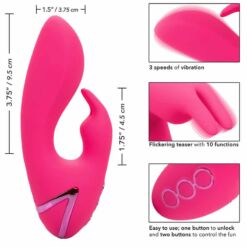Comprar CALEXOTICS - SO. CAL SUSHINE VIBRATOR RABBIT FUCSIA BY CALIFORNIA DREAMING al mejor precio - Envíos Discretos