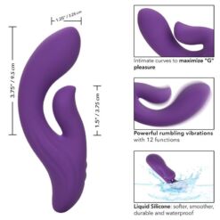 Comprar CALEXOTICS - STELLA DUAL PLEASER VIOLETA al mejor precio - Envíos Discretos