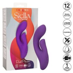 Comprar CALEXOTICS - STELLA DUAL PLEASER VIOLETA al mejor precio - Envíos Discretos