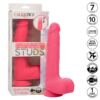 Comprar CALEXOTICS - STUDS VIBRADOR REALÍSTICO 10 VIBRACIONES Y ROSA al mejor precio - Envíos Discretos