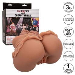 Comprar CALEXOTICS - THE HOMECOMING QUEEN DOBLE MASTURBADOR REALÍSTICO CARAMELO al mejor precio - Envíos Discretos