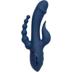 Comprar CALEXOTICS - VIBRADOR TRIPLE ORGASM AZUL al mejor precio - Envíos Discretos