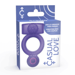 Comprar CASUAL LOVE - RING DOUBLE PLEASURE ANILLO LILA al mejor precio - Envíos Discretos
