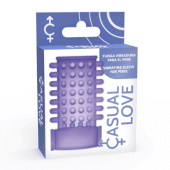 Comprar CASUAL LOVE - RING FUNDA PENE VIBRADOR LILA al mejor precio - Envíos Discretos