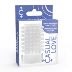 Comprar CASUAL LOVE - RING FUNDA PENE VIBRADOR TRANSPARENTE al mejor precio - Envíos Discretos