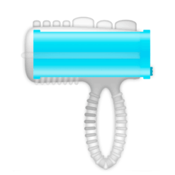 Comprar CASUAL LOVE - RING TONGUE VIBRATING AZUL al mejor precio - Envíos Discretos